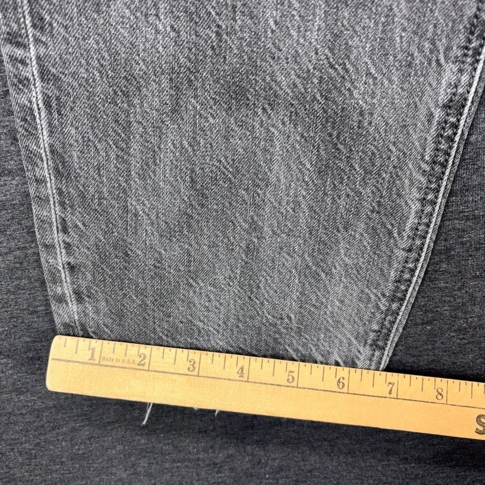 American Eagle Mom‎ Jeans Size 10 (30x28) Stretch Distressed Gray Regular NEW